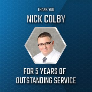 Nick Colby - 5 year anniversary