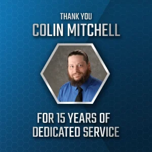 Colin Mitchell Completes 15 years with Palitto Consulting Services