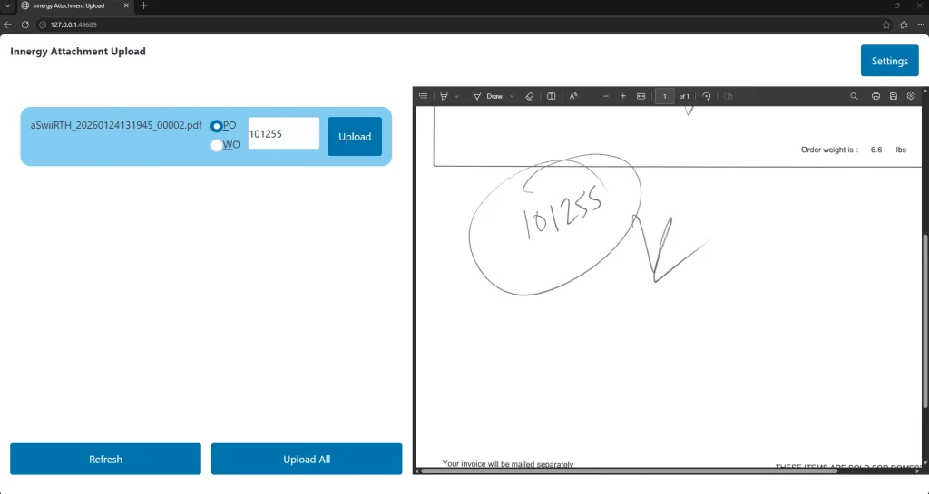 PCS Innergy Automation - Scanned Document